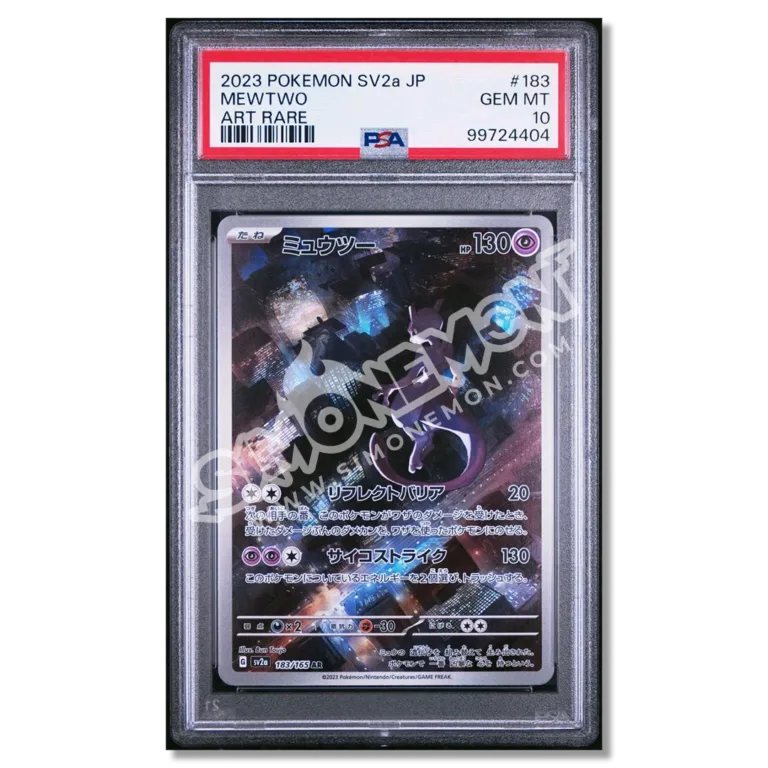 MewTwo 183/165 (JP) - PSA 10