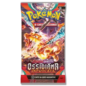 Bustina Ossidiana Infuocata Scarlatto e Violetto - 10 Carte (IT)