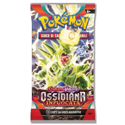 Bustina Ossidiana Infuocata Scarlatto e Violetto - 10 Carte (IT)