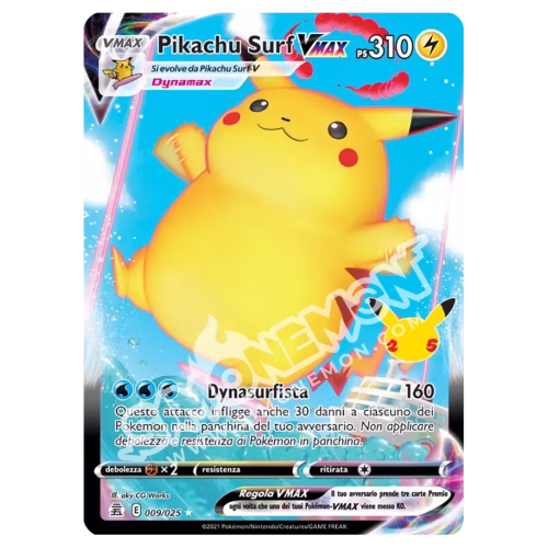 Pikachu Surf VMAX 9/25 Gran Festa (IT)
