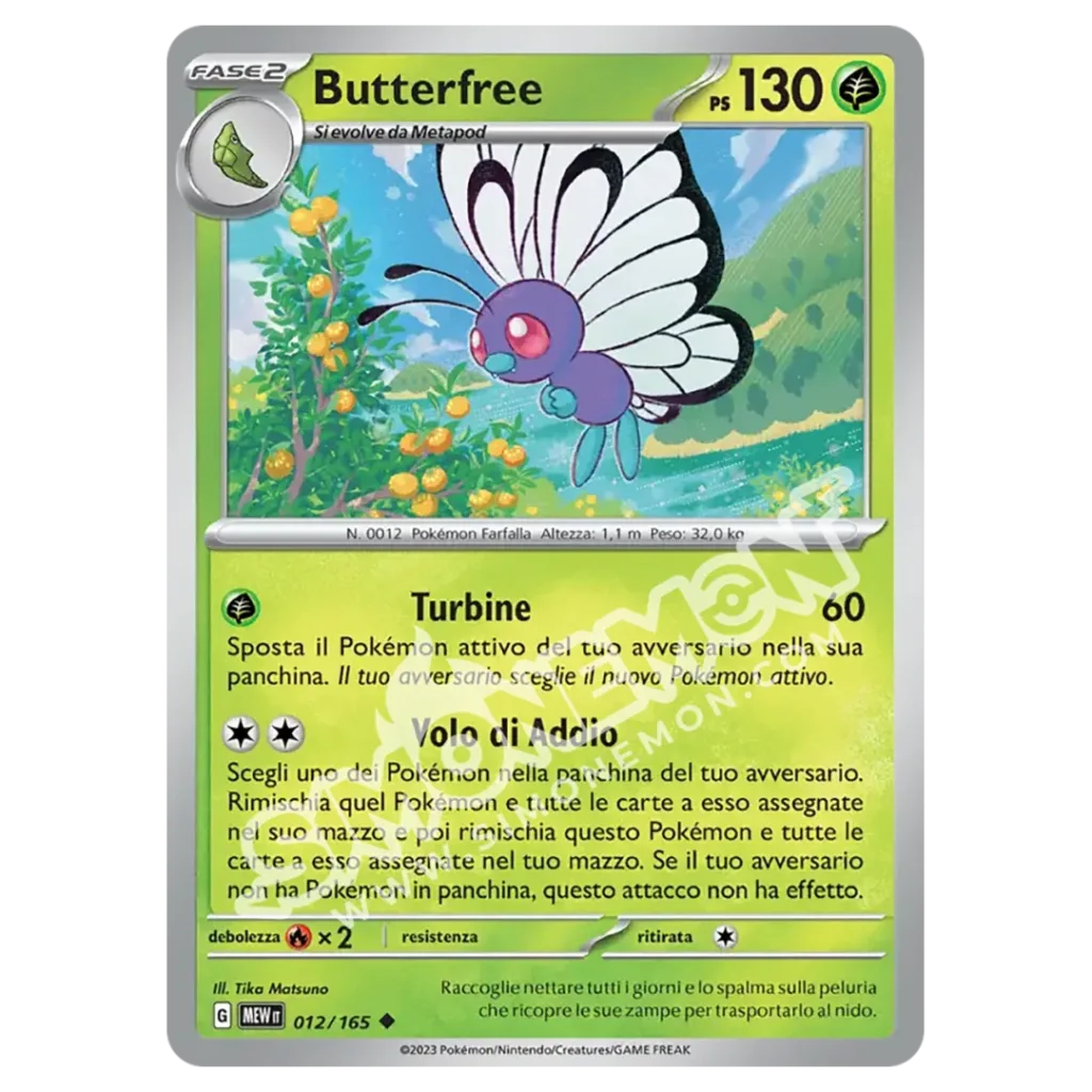 Butterfree 012/165 151  (IT)