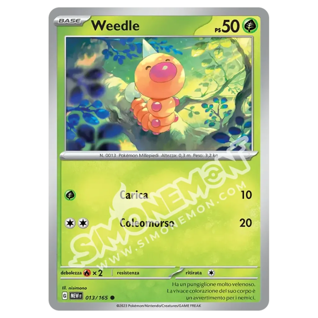 Weedle 013/165 151  (IT)