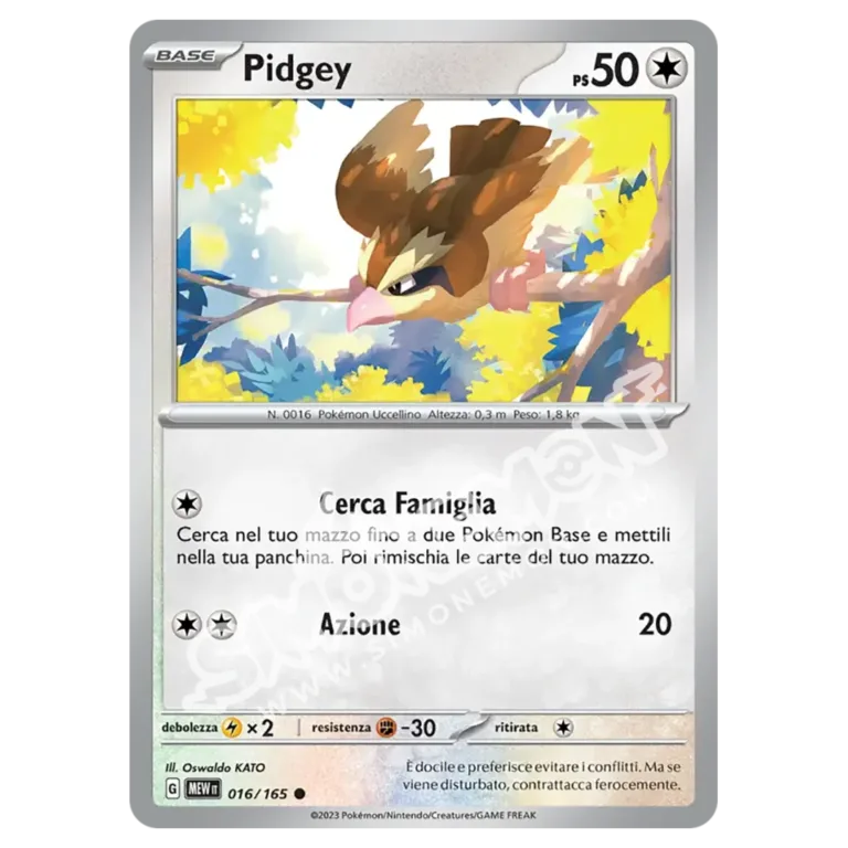 Pidgey 016/165 151 (IT)