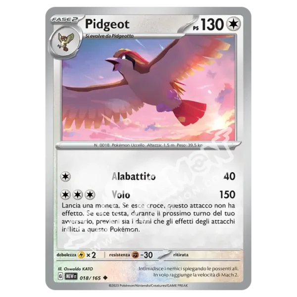 Pidgeot 018/165 151  (IT)
