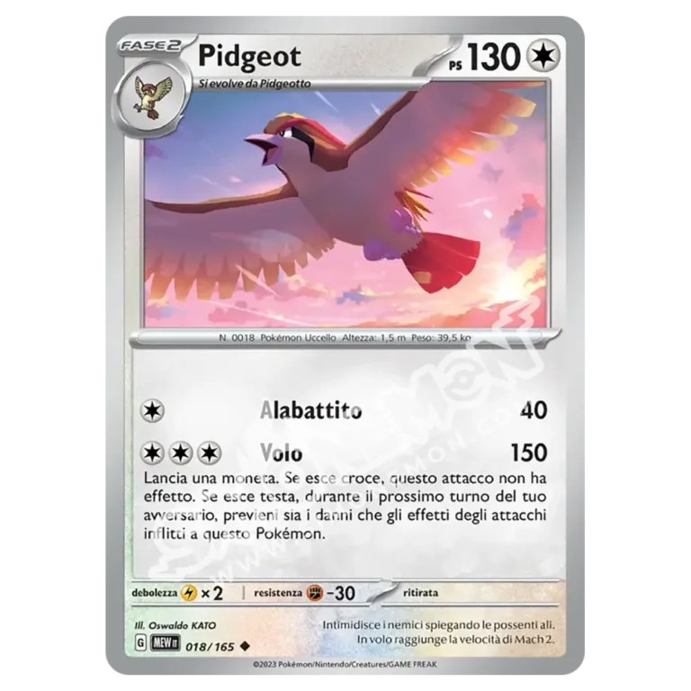 Pidgeot 018/165 151 (IT)