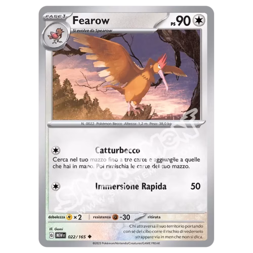 Fearow 022/165 151 (IT)