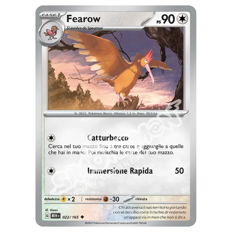 Fearow 022/165 151 (IT)