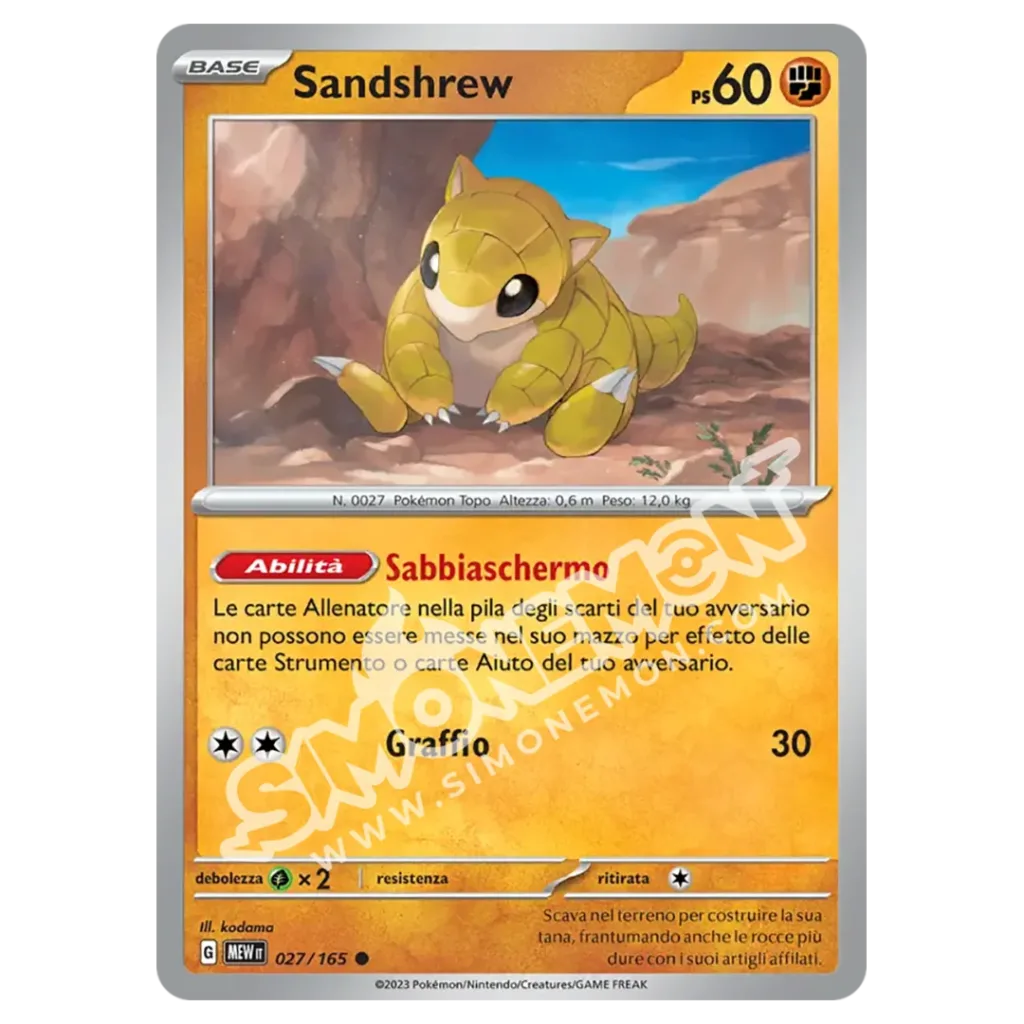 Sandshrew 027/165 151 (IT)
