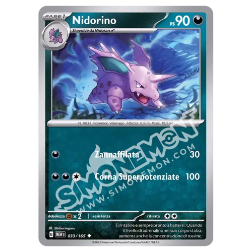 Nidorino 033/165 151 (IT)