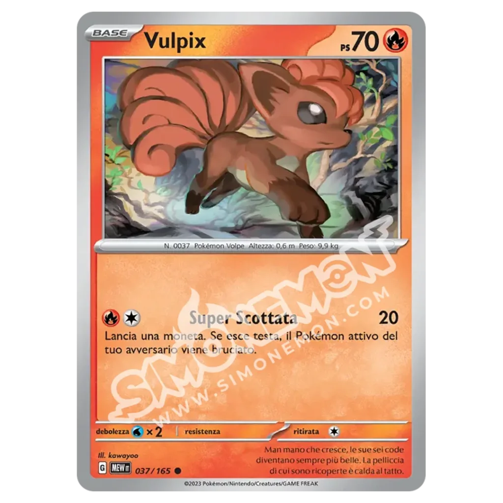 Vulpix 037/165 151  (IT)