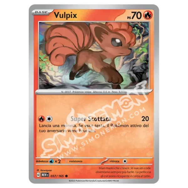 Vulpix 037/165 151  (IT)