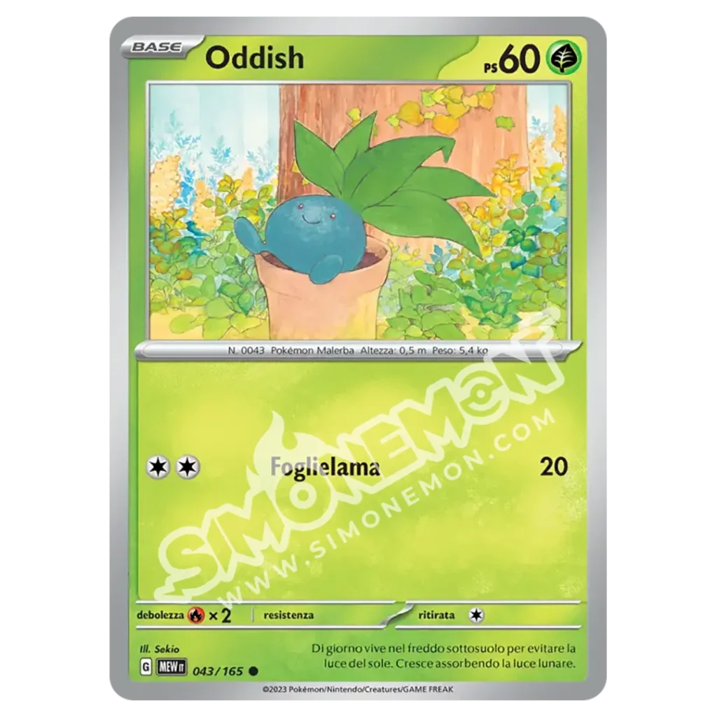 Oddish 043/165 151  (IT)