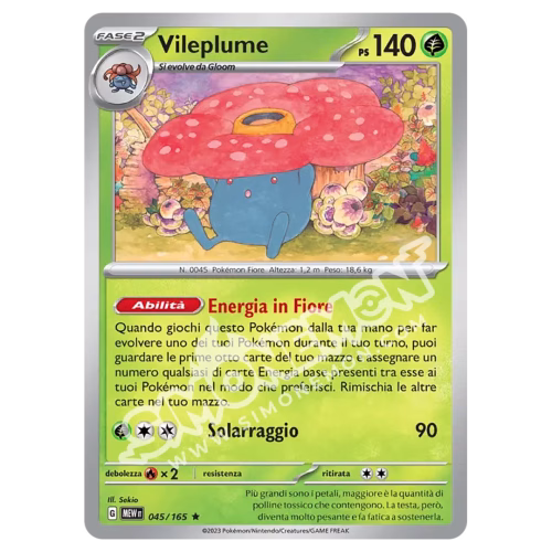 Vileplume 045/165 151 Foil (IT)