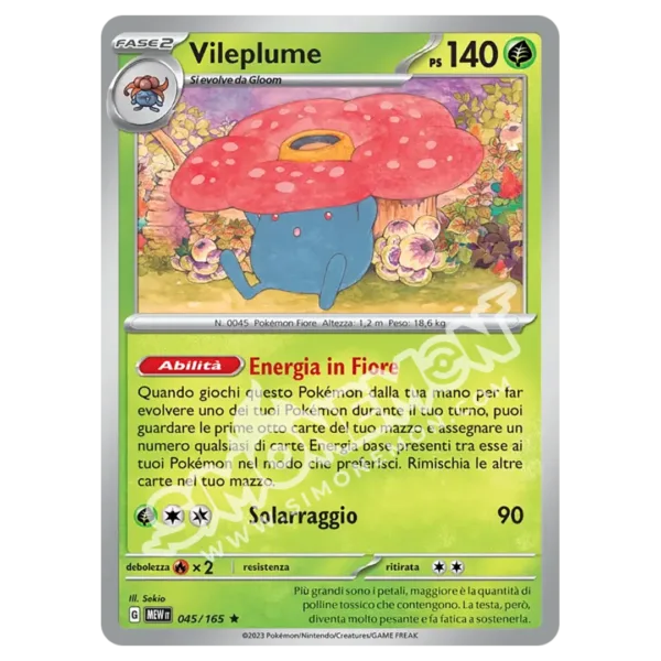Vileplume 045/165 151 Foil (IT)