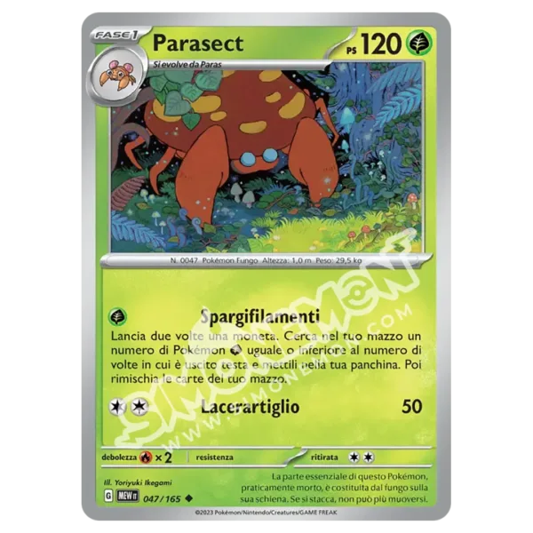 Parasect 047/165 151  (IT)