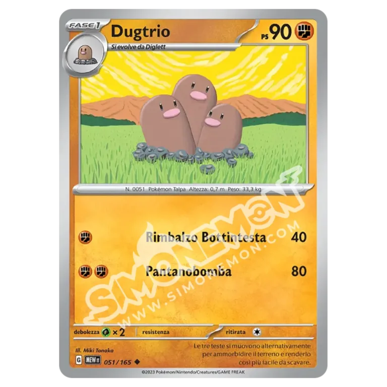 Dugtrio 051/165 151 (IT)