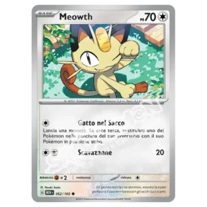 Meowth 052/165 151  (IT)