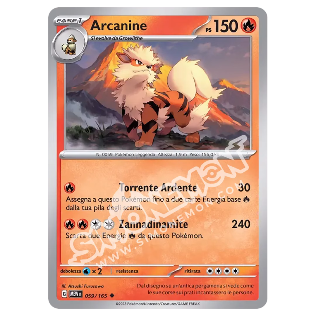 Arcanine 059/165 151 (IT)