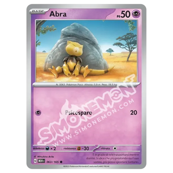 Abra 063/165 151 Foil (IT)