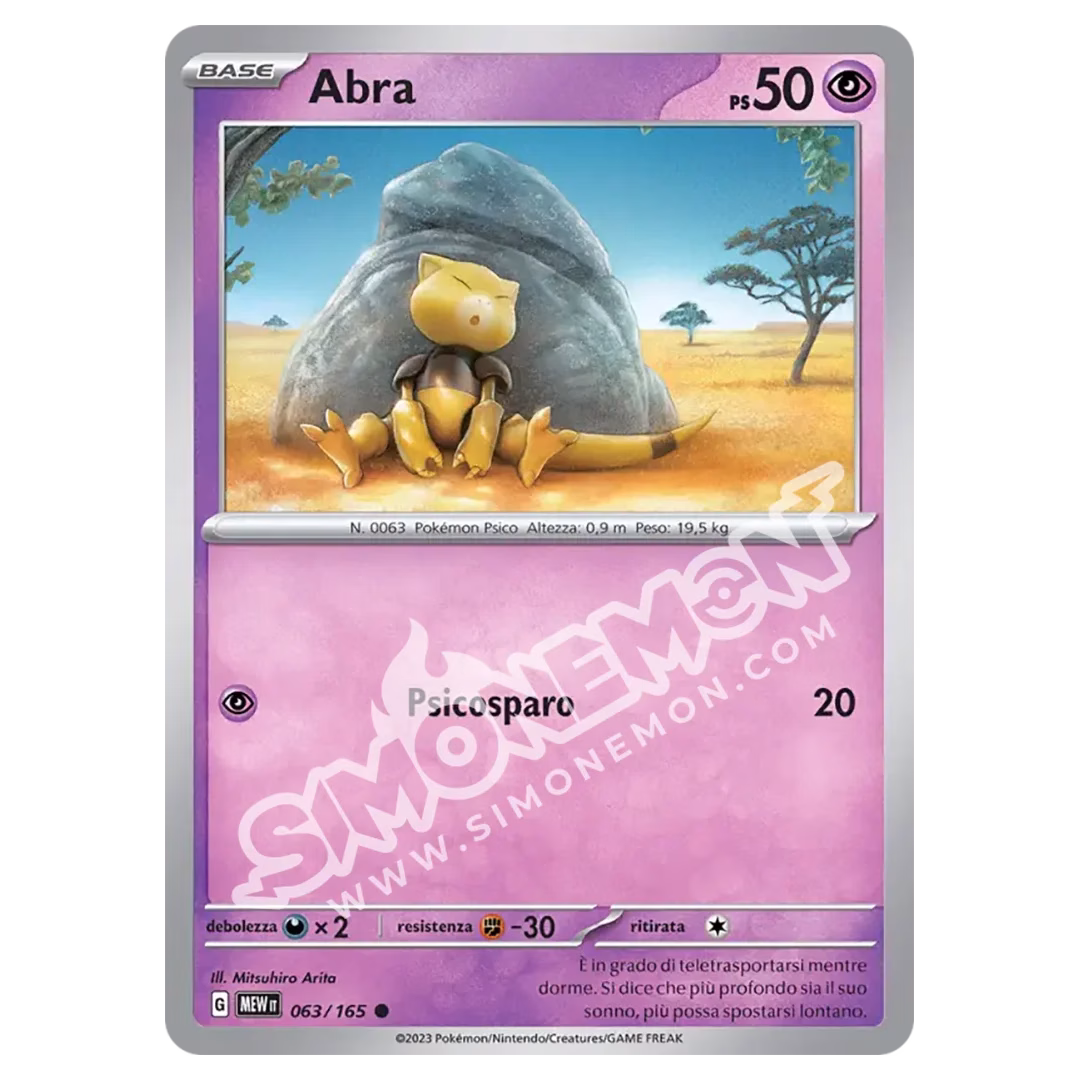 Abra 063/165 151 Foil (IT)