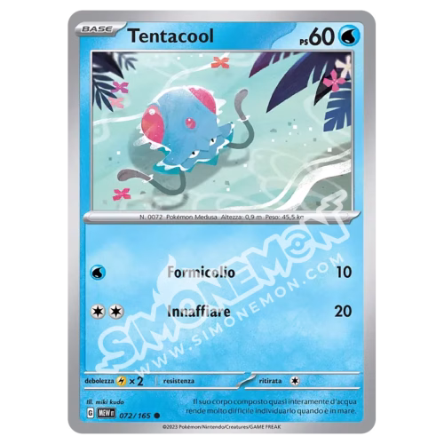 Tentacool 072/165 151 (IT)