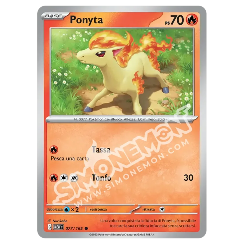 Ponyta 077/165 151  (IT)