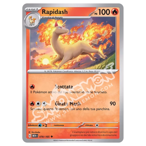 Rapidash 078/165 151 (IT)