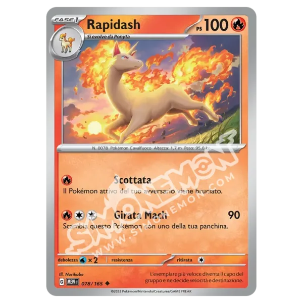 Rapidash 078/165 151  (IT)