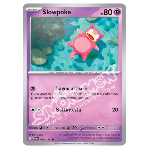 Slowpoke 079/165 151 (IT)