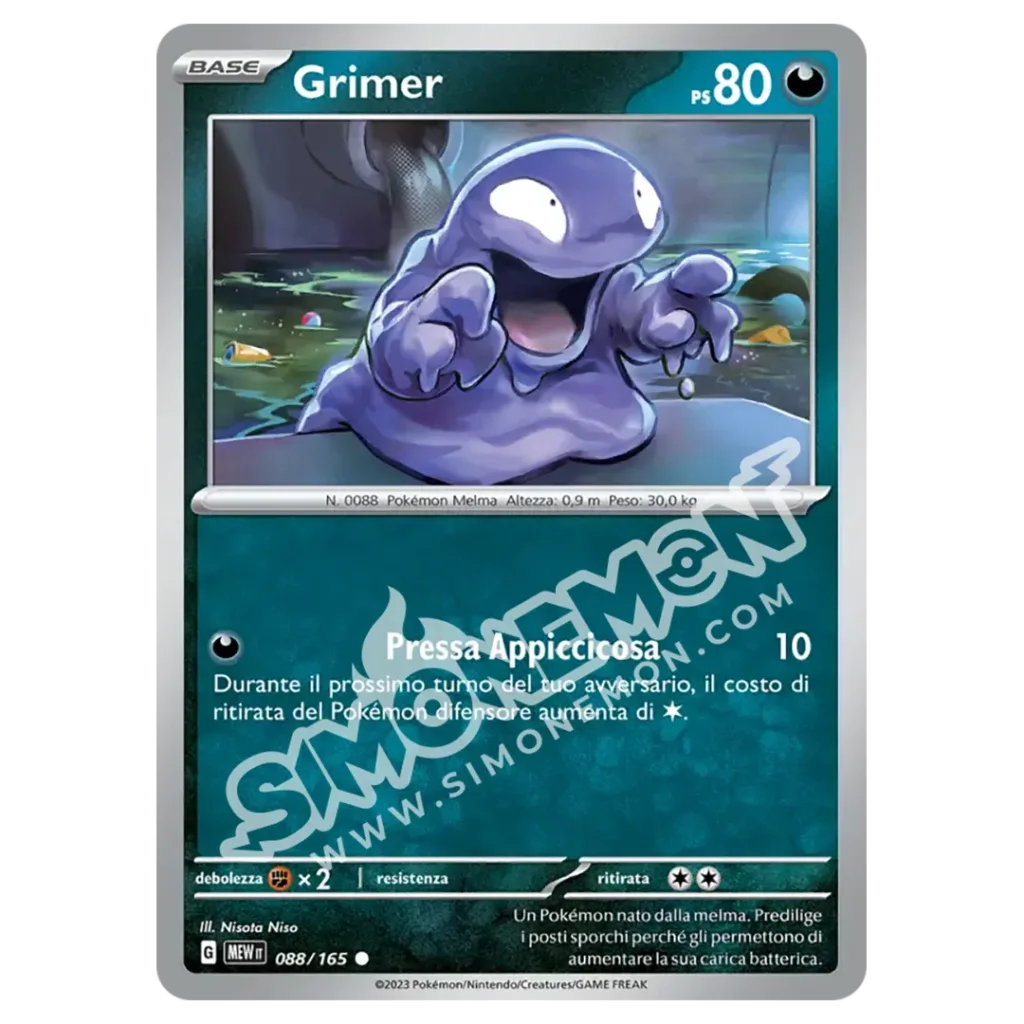 Grimer 088/165 151 (IT)
