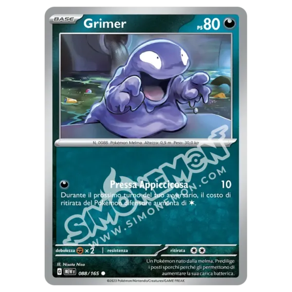 Grimer 088/165 151  (IT)
