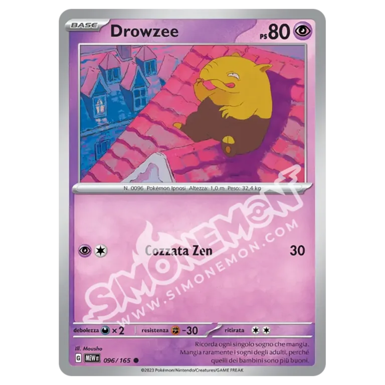 Drowzee 096/165 151 (IT)