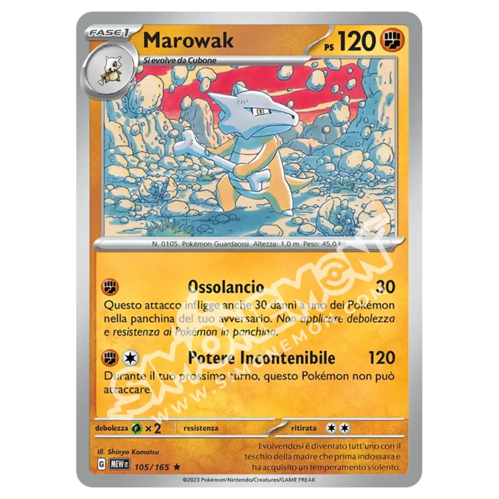 Marowak 105/165 151 (IT)