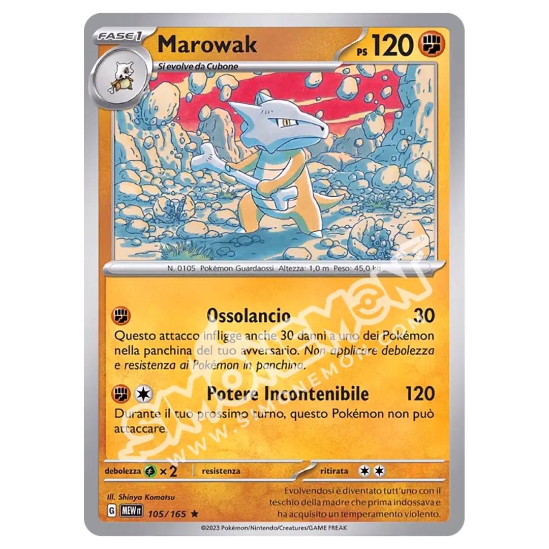 Marowak 105/165 151 Foil (IT)