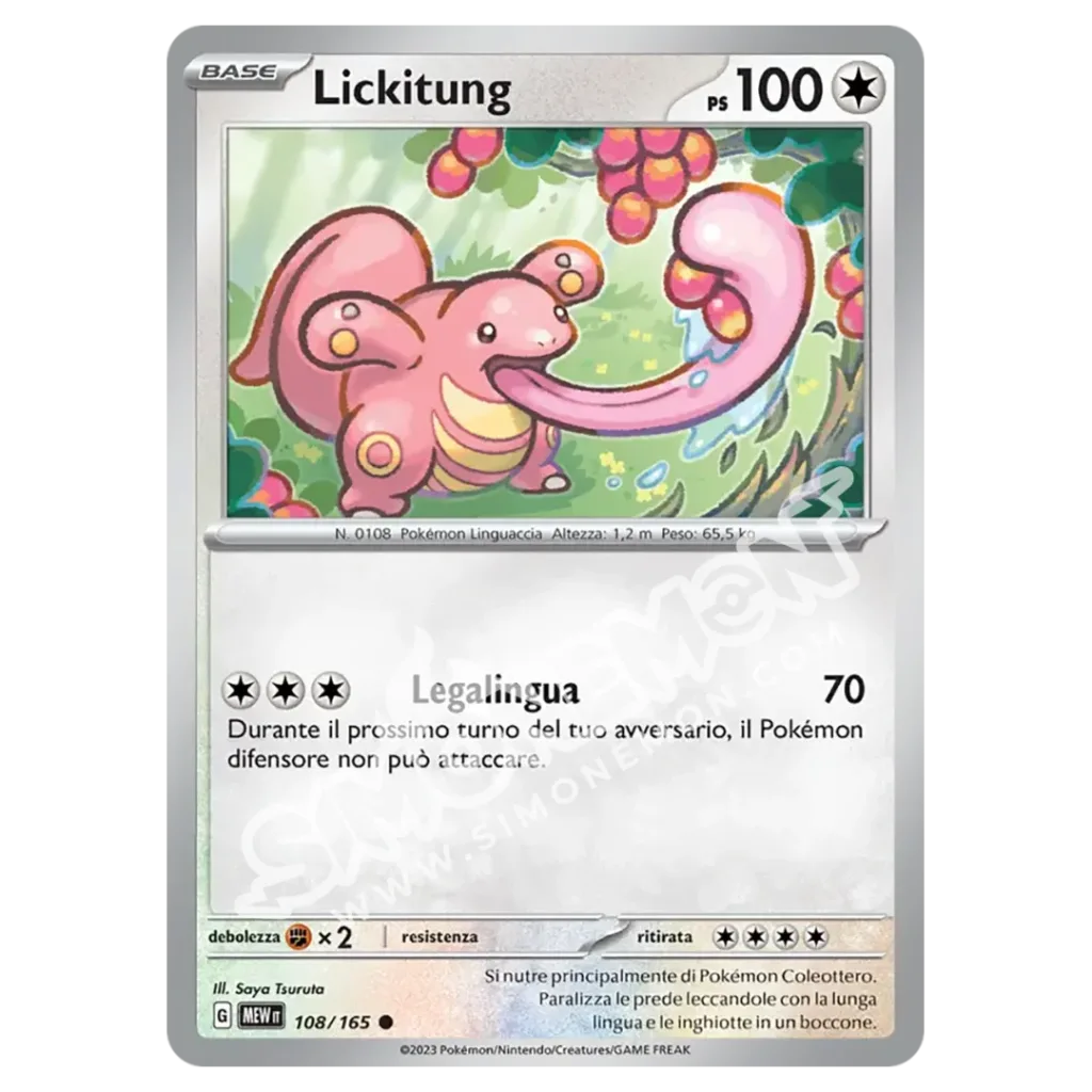 Lickitung 108/165 151 (IT)
