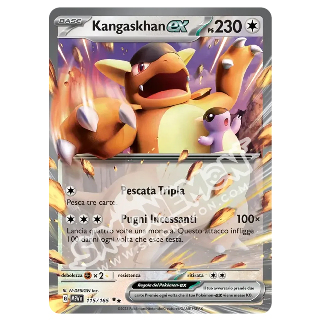 Kangaskhan-ex 115/165 151  (IT)