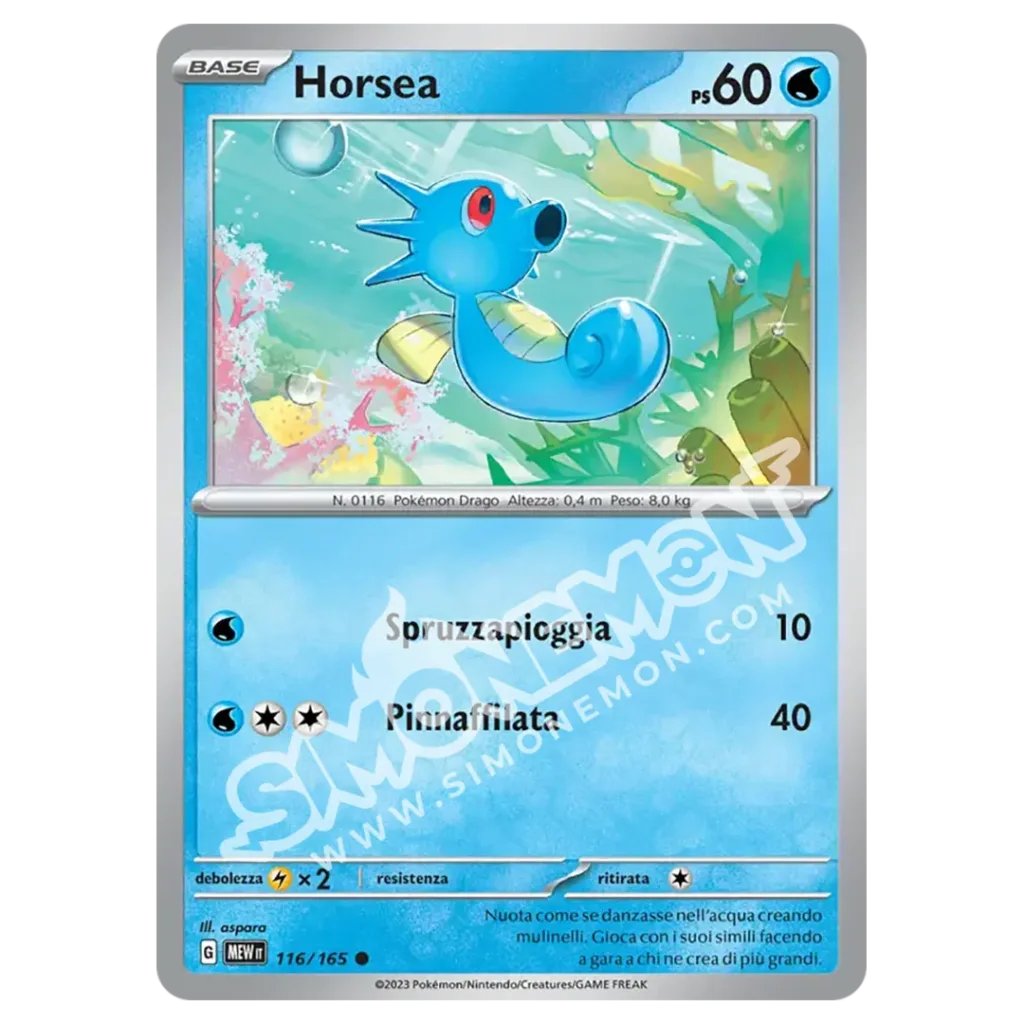 Horsea 116/165 151  (IT)