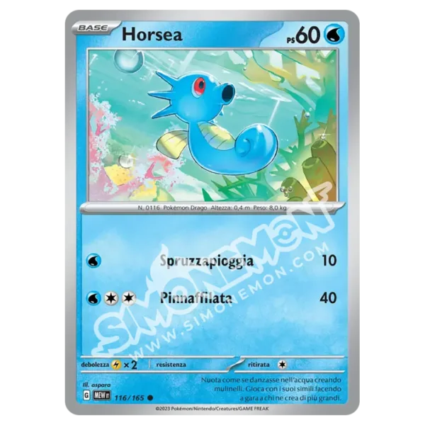Horsea 116/165 151  (IT)