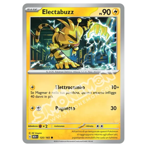 Electabuzz 125/165 151 (IT)