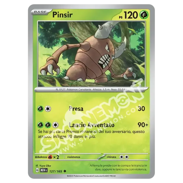 Pinsir 127/165 151 (IT)