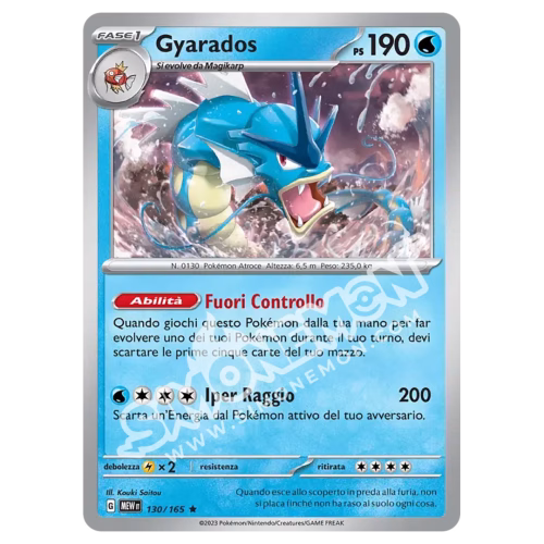Gyarados 130/165 151 Foil (IT)