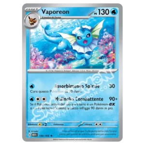 Vaporeon 134/165 151 Foil (IT)