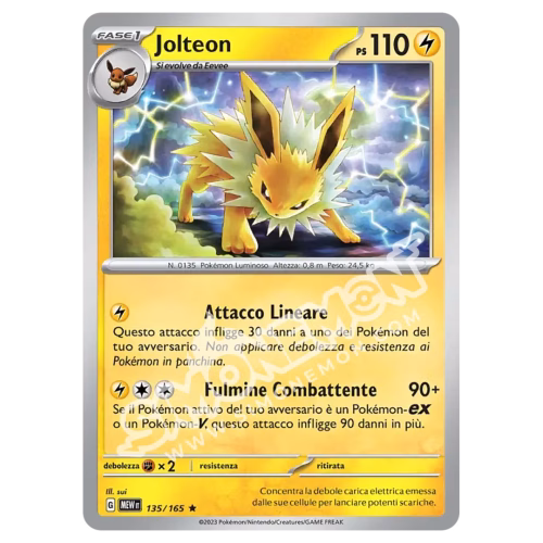 Jolteon 135/165 151 Foil (IT)