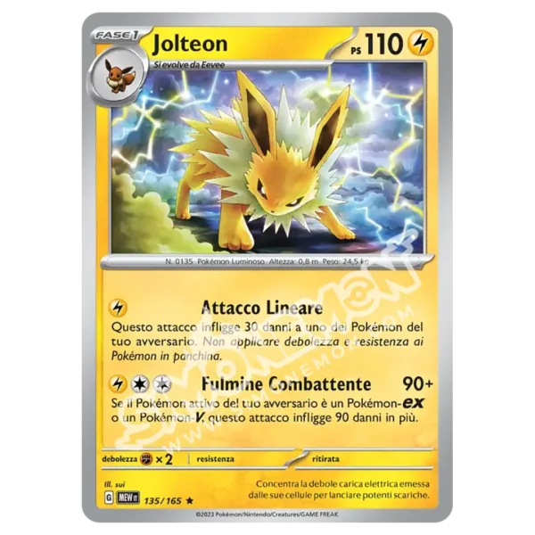 Jolteon 135/165 151 Foil (IT)