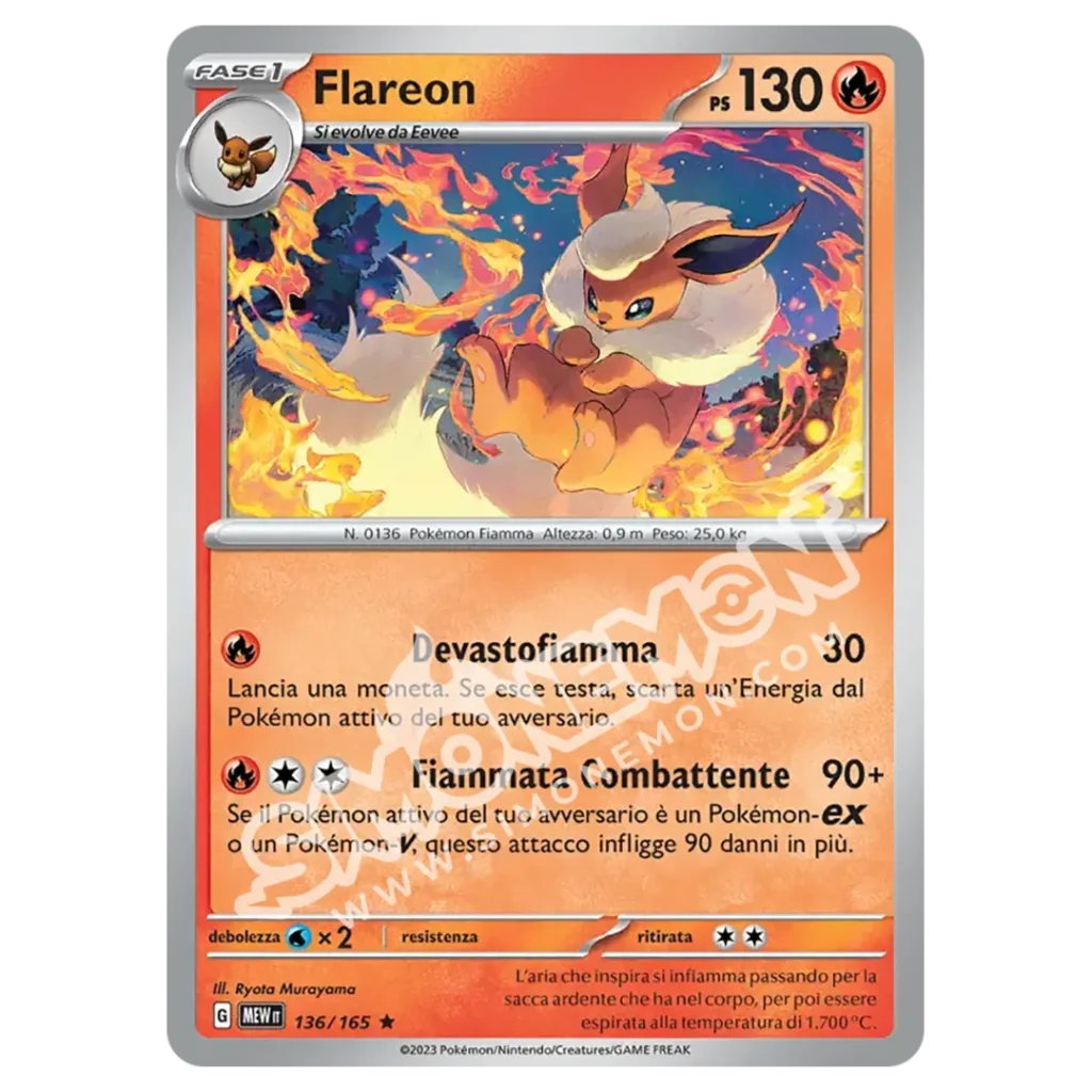 Flareon 136/165 151 Foil (IT)
