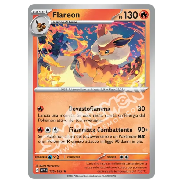 Flareon 136/165 151 Foil (IT)