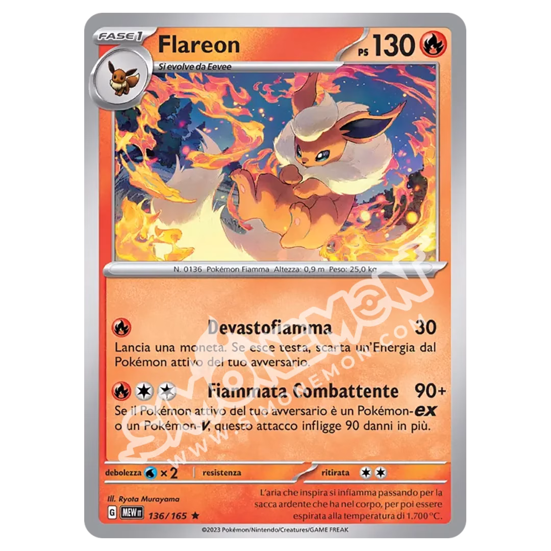 Flareon 136/165 151 Foil (IT)