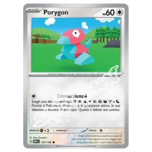 Porygon 137/165 151 Reverse (IT)
