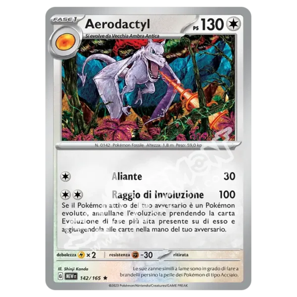 Aerodactyl 142/165 151 Foil (IT)