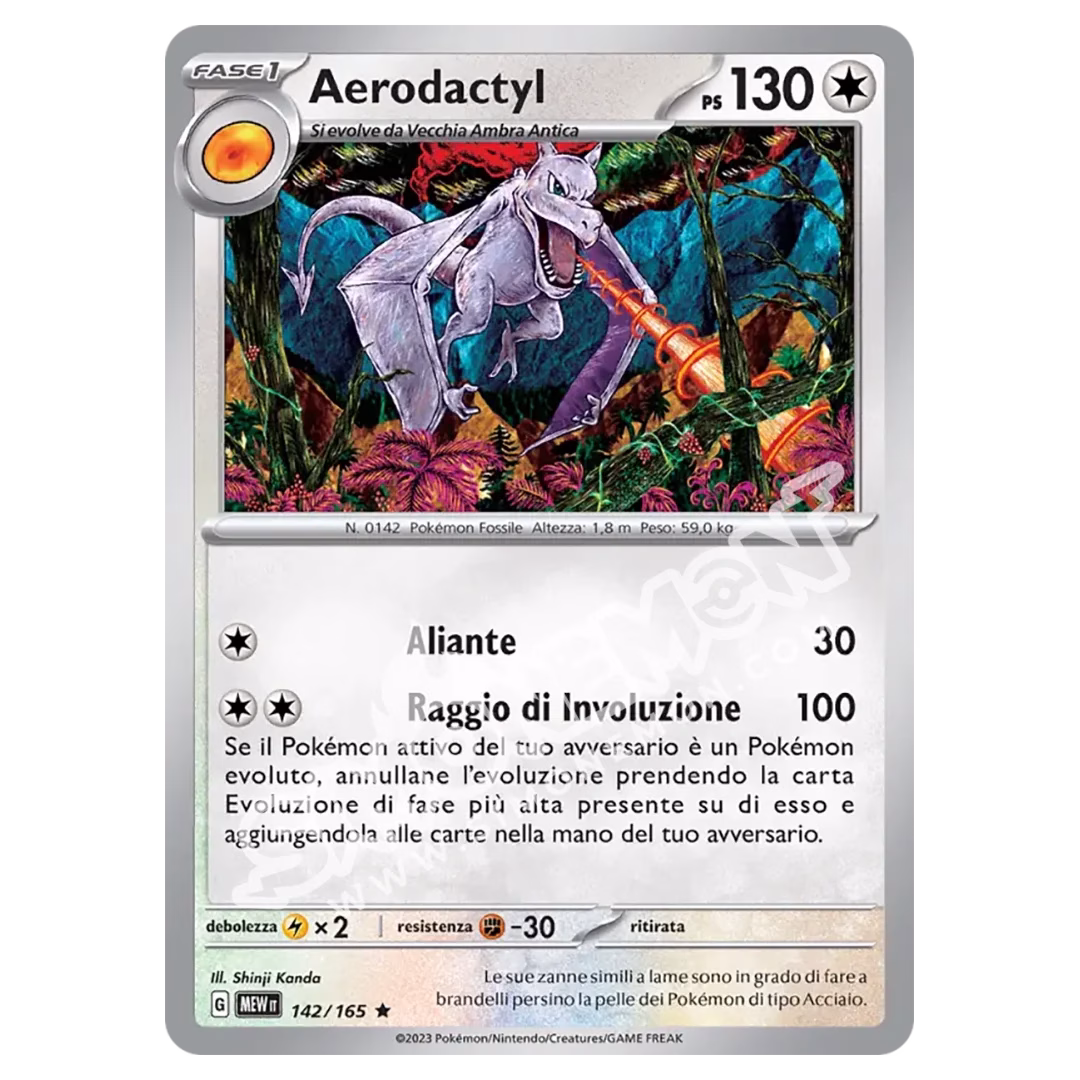 Aerodactyl 142/165 151 Foil (IT)